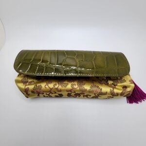 Floral Tassle Travel Makeup Bag